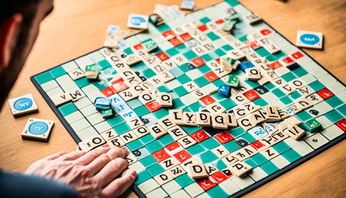 Scrabble board strategy
