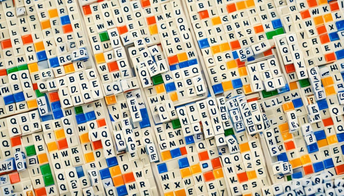high-value Scrabble letters